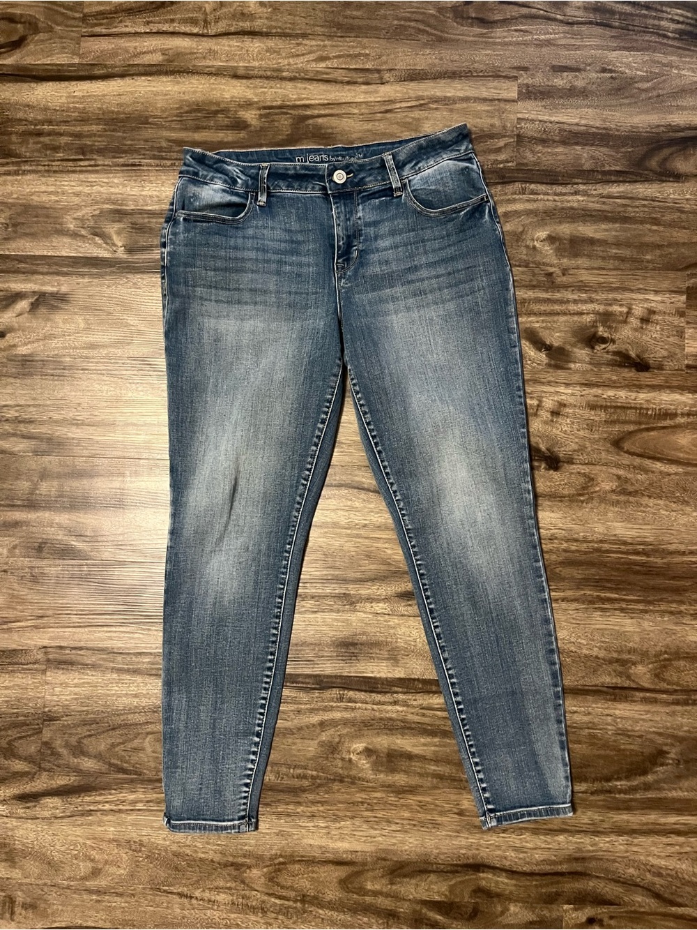 Maurices Washed Blue Skinny Jeans
